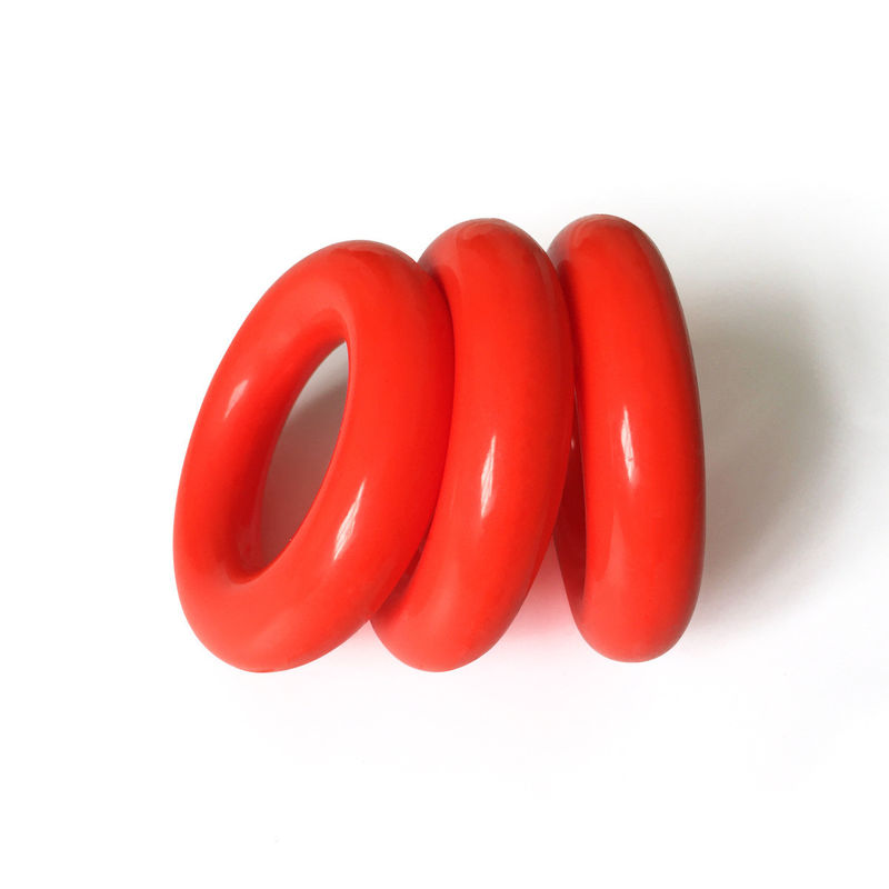 RoHS Pantone C Silicone Rubber O Ring , 30A High Temperature Silicone O