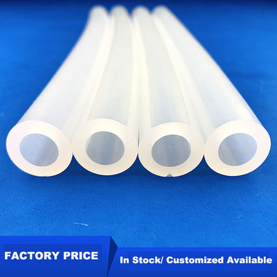 Custom Smooth Medical  Tubing supplier FDA Non Toxic 30A Silicone Tubes Transparent
