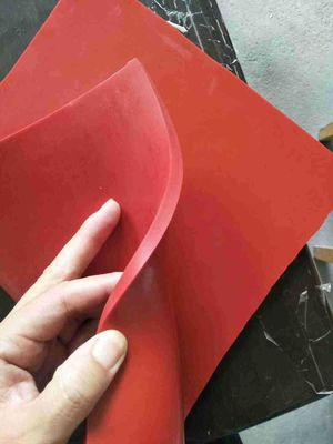 New Industrial Grade Transparent Red Silicone Sheet Heat Resistant Rubber Sheet