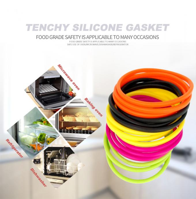 Custom Silicone Rubber Rings Rubber Gasket Ring Silicone Seal for lunch box